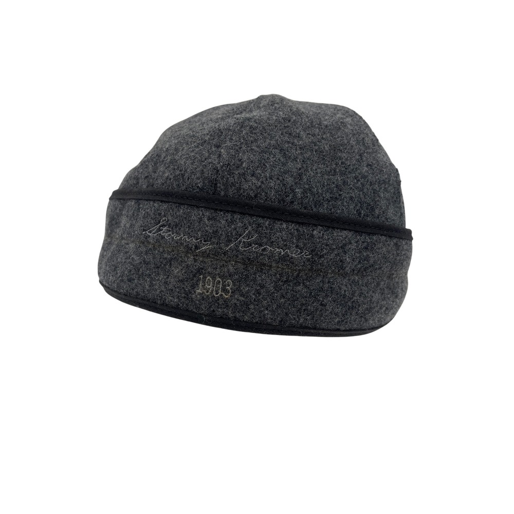 Stormy Kromer Cap Men Gray Excellent Wool Blend Earband 1903 Hat 7 5/8
